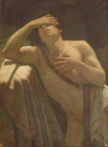 Guerrier grec blessé, Anne-Louis Girodet, 1er quart 19e siècle