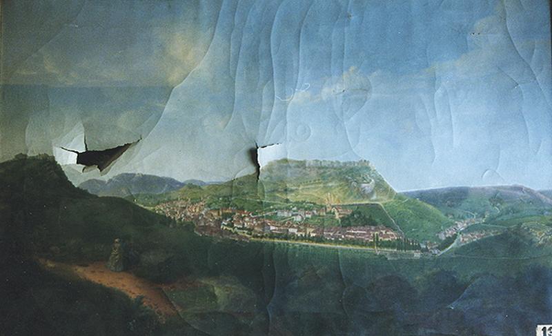 Vue de Salins, prise du côté ouest (à la croix Béchet)_0