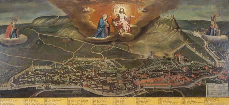 La ville de Salins en 1629, ex-voto de la ville de Salins à Notre Dame de Gray_0