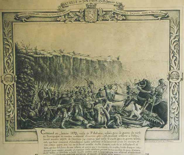 Bataille de Dournon 1492, Emmanuel Templeux, 19e siècle, 20e siècle