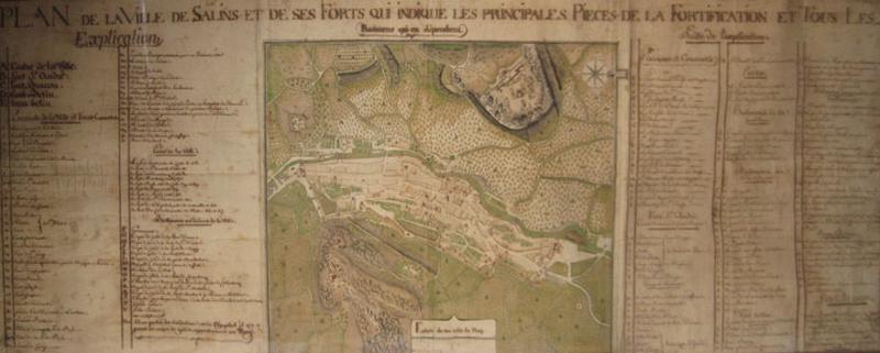 Plan de la Ville de Salins_0