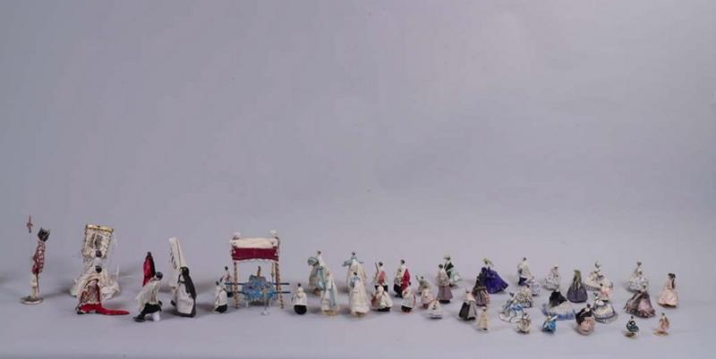 Groupe non relié (ensemble), figurine (élement d'ensemble, 50), bougie (élément d'ensemble, 2)_0