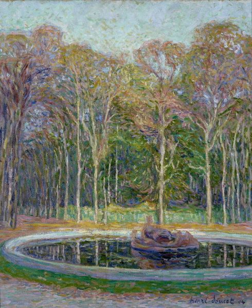 Pièce d’eau à Versailles ou au Luxembourg, Henri Doucet, 1904