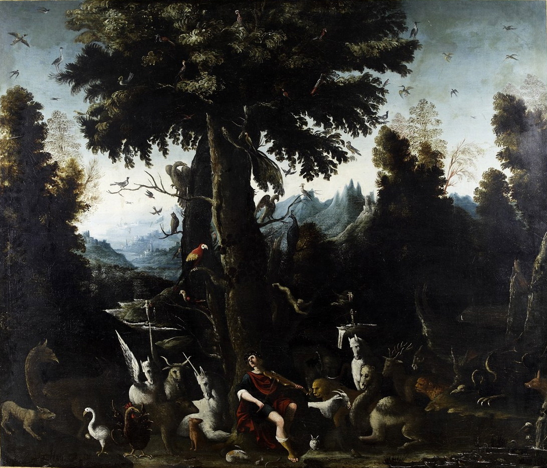 Orphée charmant les animaux sauvages, 17e siècle
