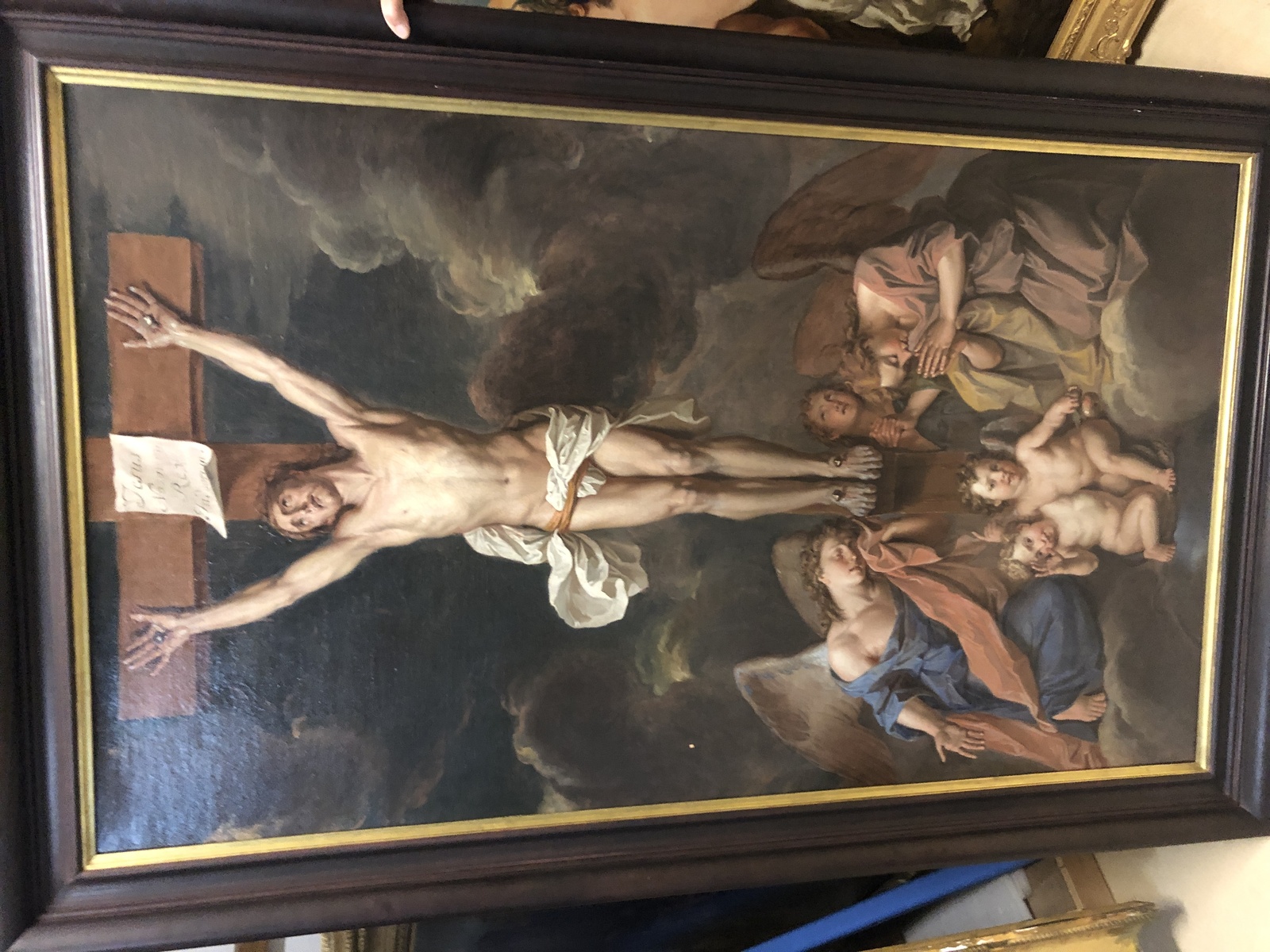 Le Christ en croix pleuré par les anges  ; Crucifixion_0