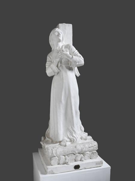 Jeanne d'Arc sur le bûcher, Justin Chrysostome Sanson, 1910