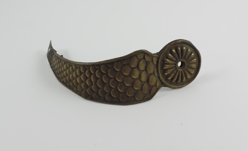 Elément (jugulaire) de casque d'officier de sapeur-pompier_0