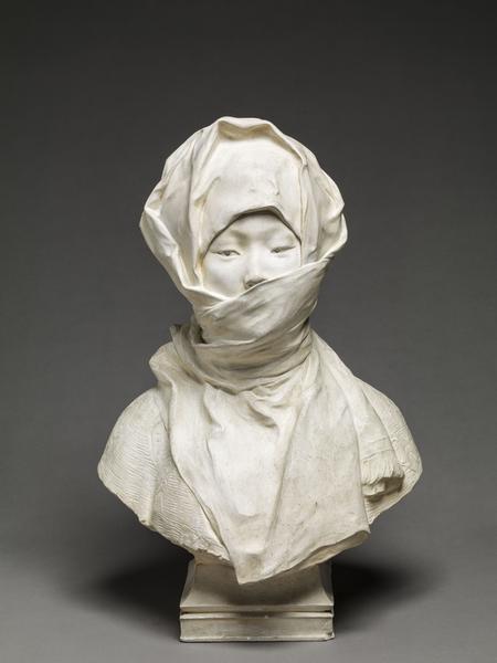 Japonaise ou Buste de jeune femme voilée (Aranite)_0