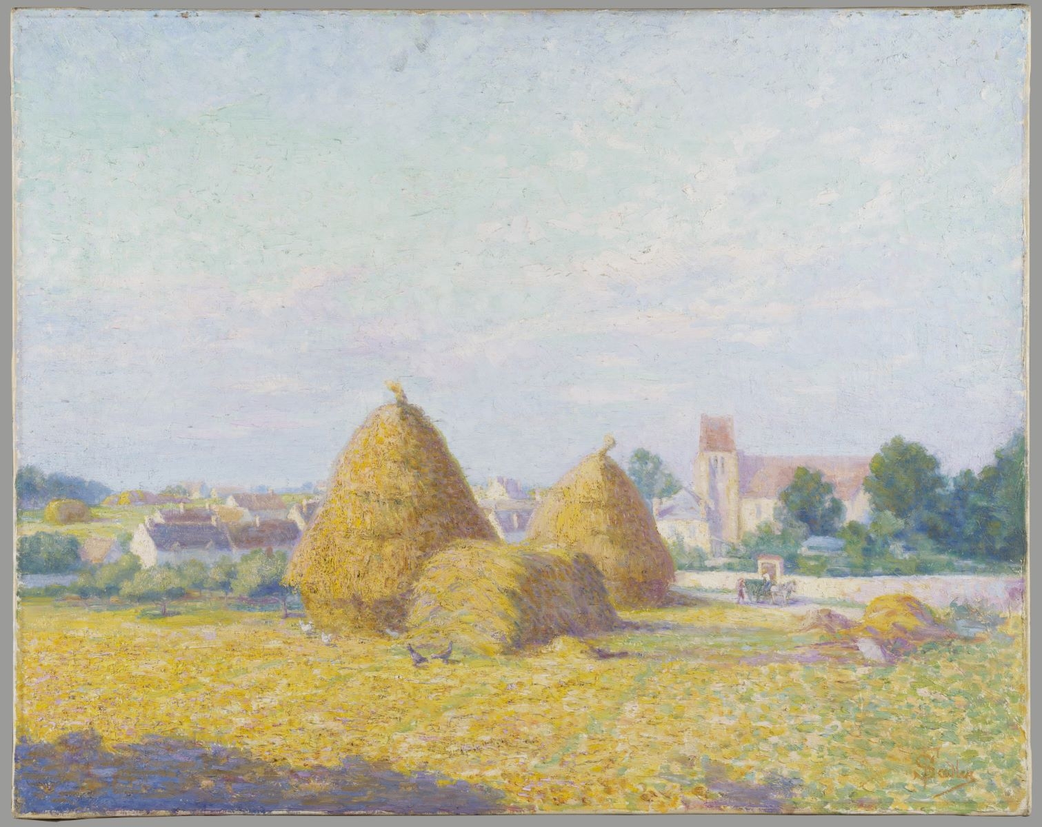 Les Meules de foin, Fernande Sadler