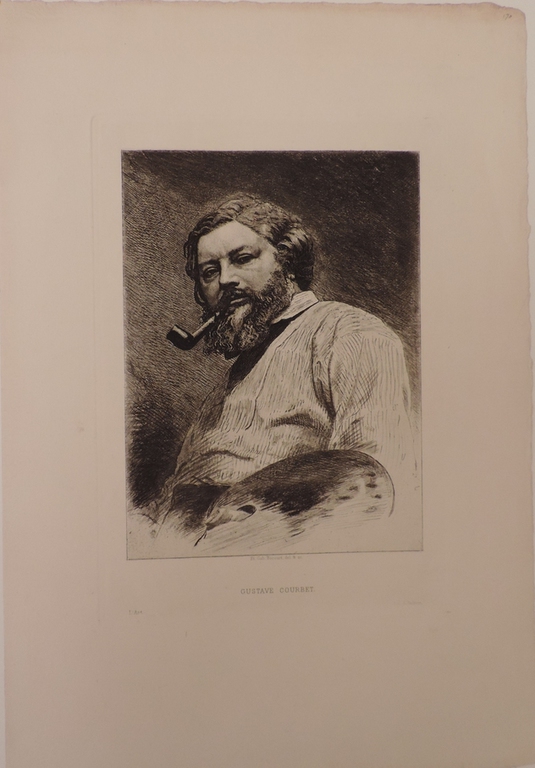 Gustave Courbet (1819-1877), artiste peintre, Etienne Gabriel Bocourt