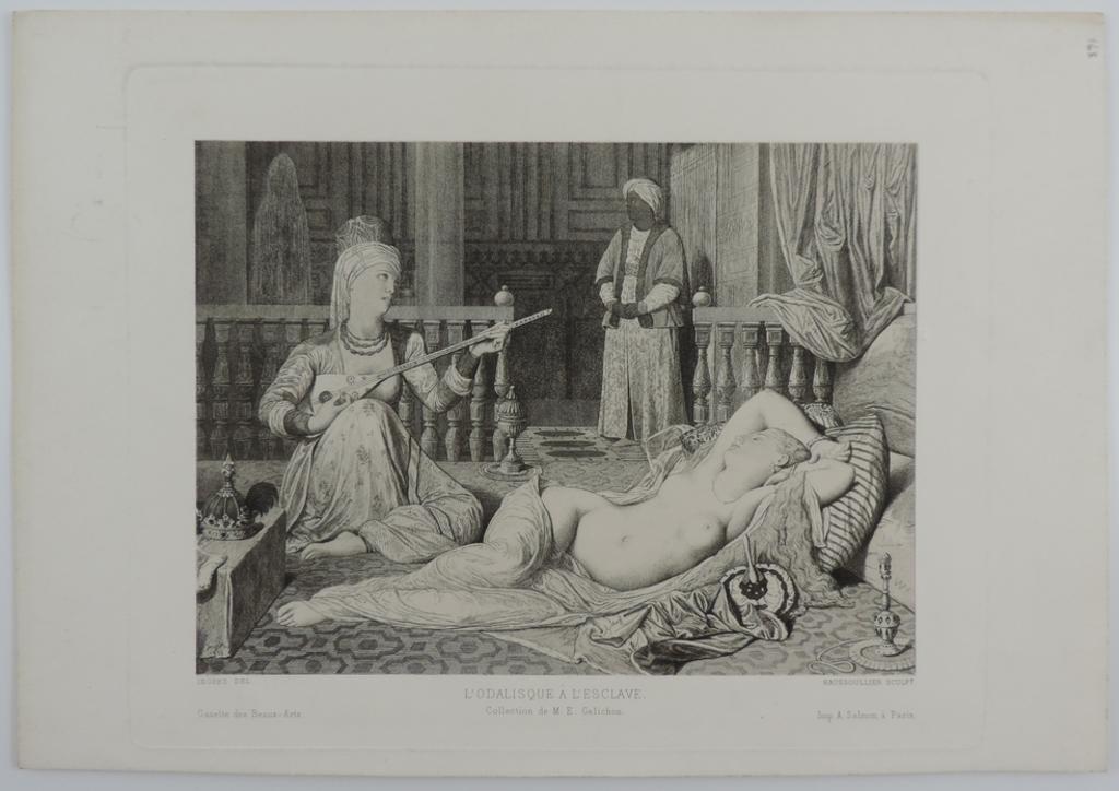 L'Odalisque à l'esclave, William Haussoullier, 1858