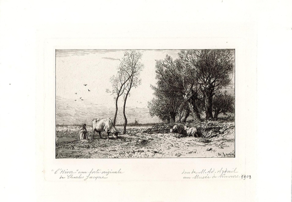 L'Hiver, Charles Jacque