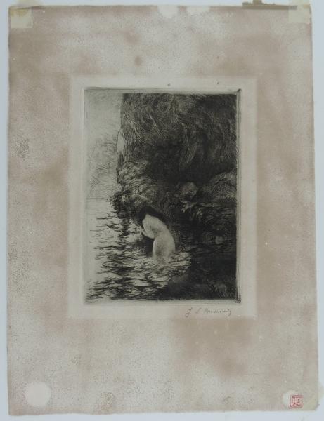 Baigneuse, Jean Louis Bremond, 4e quart 19e siècle, 1ère moitié 20e siècle