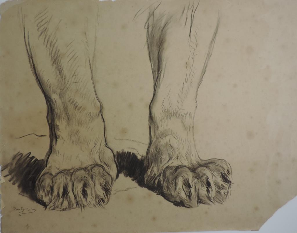 Pattes de félin, Rosa Bonheur, 2e moitié 19e siècle