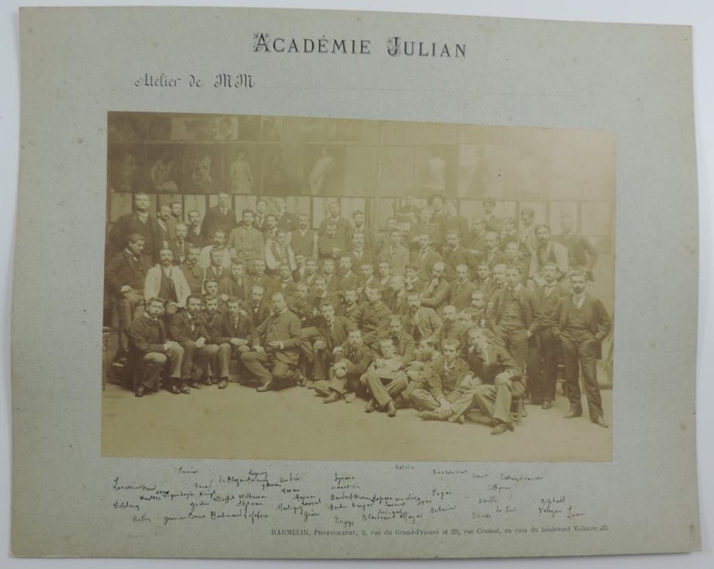 Une classe de l'Académie Julian_0