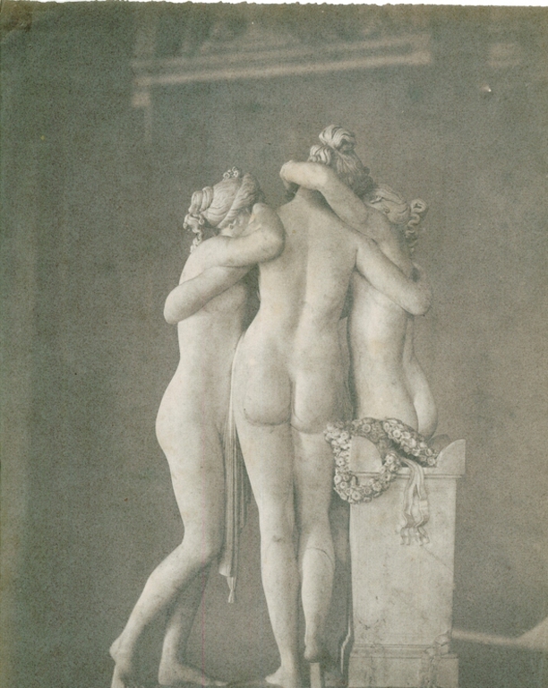 "Les trois grâces" d'Antonio Canova, Hippolyte Bayard