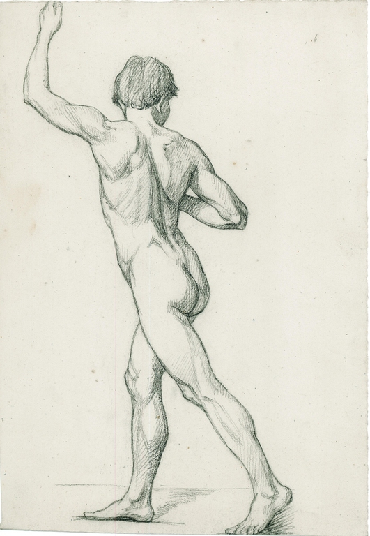 Etude de nu masculin, Justin Chrysostome Sanson