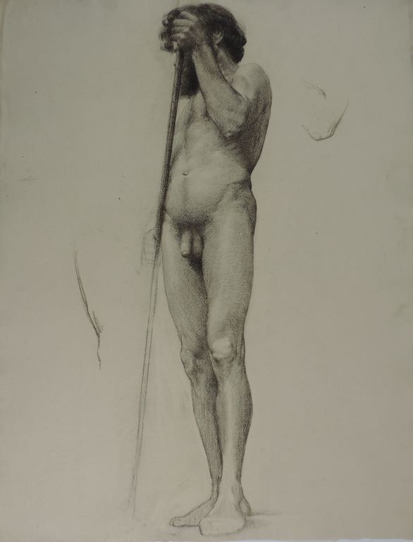 Etude de nu masculin, Gaston Ernest Marche, 1880-1893