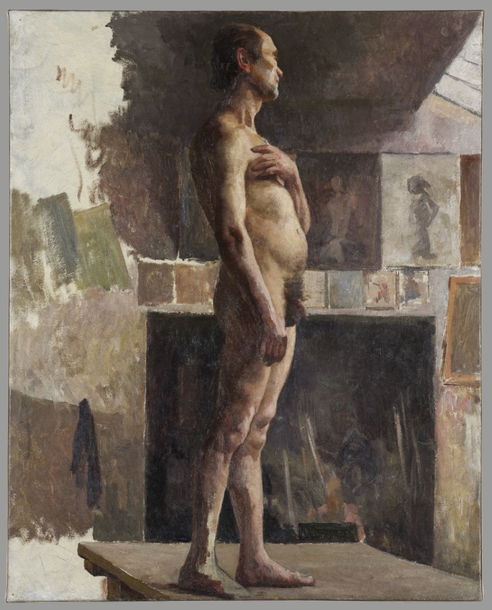 Etude de nu masculin, Gaston Ernest Marche, 1887 entre,1893 et