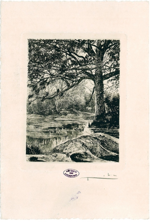 La Mare aux fées (forêt de Fontainebleau), Léopold Robin