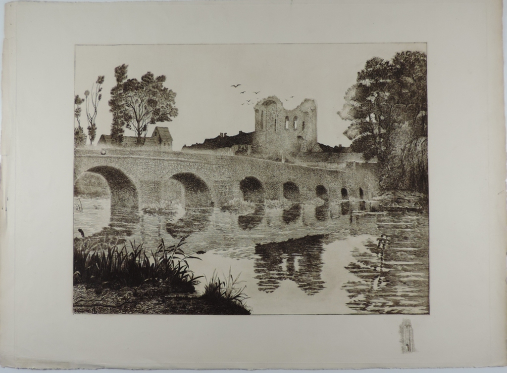 Le Pont de Grez-sur-Loing, Fernande Sadler, 1906 vers
