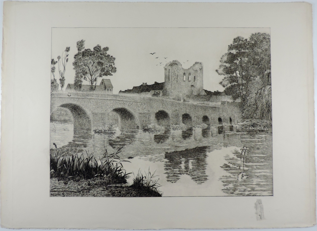 Le Pont de Grez-sur-Loing, Fernande Sadler, 1906 vers
