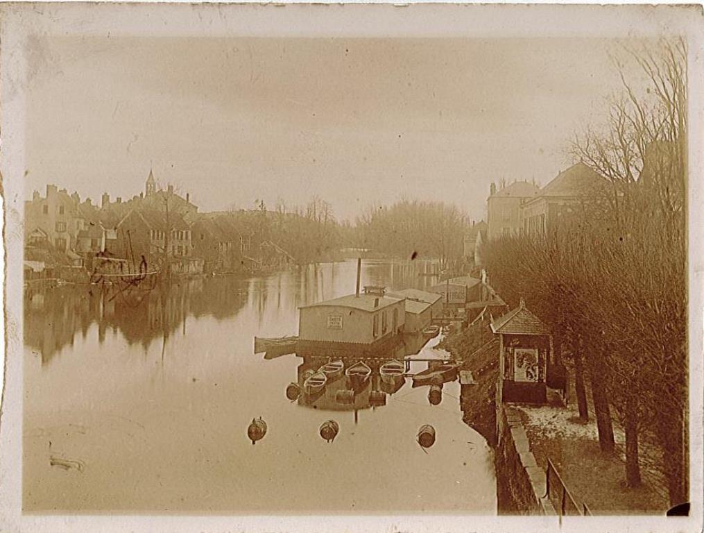 Bords du Loing à Nemours, Gaston Ernest Marche, 1897