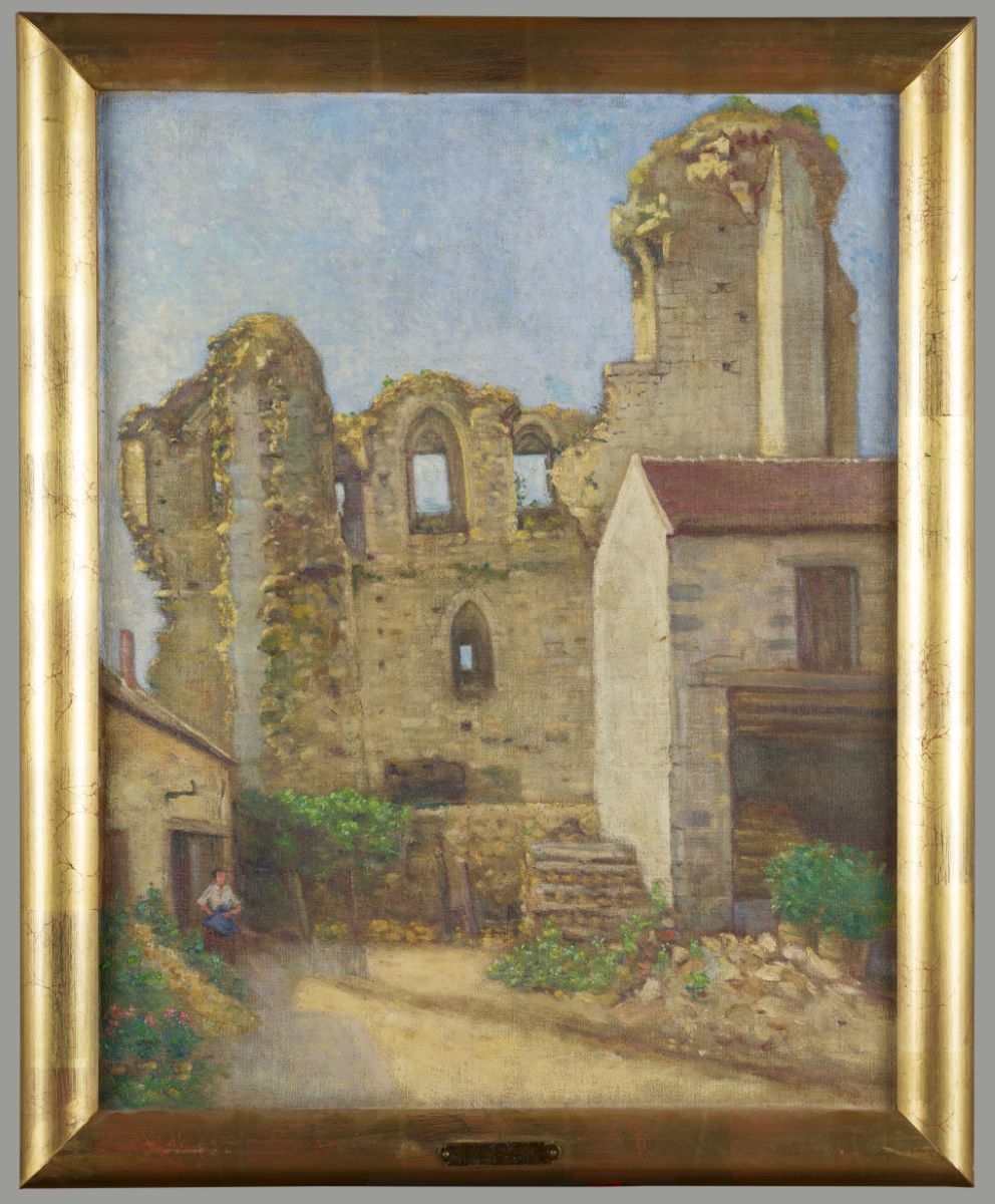 Ruines du château de Grez-sur-Loing, Fernande Sadler