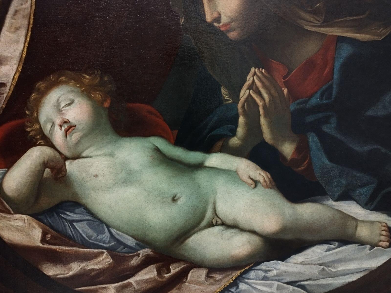 L’Enfant Jésus dormant adoré par sa mère _2