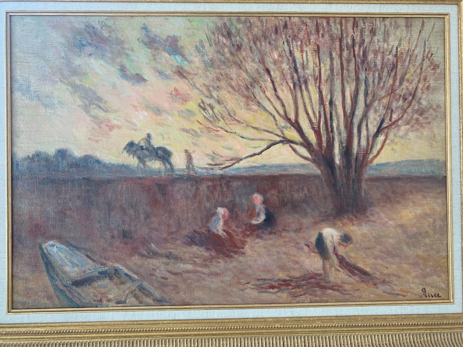 Les bords de la Seine à Méricourt, Максимильен Люс, ок. 1935
