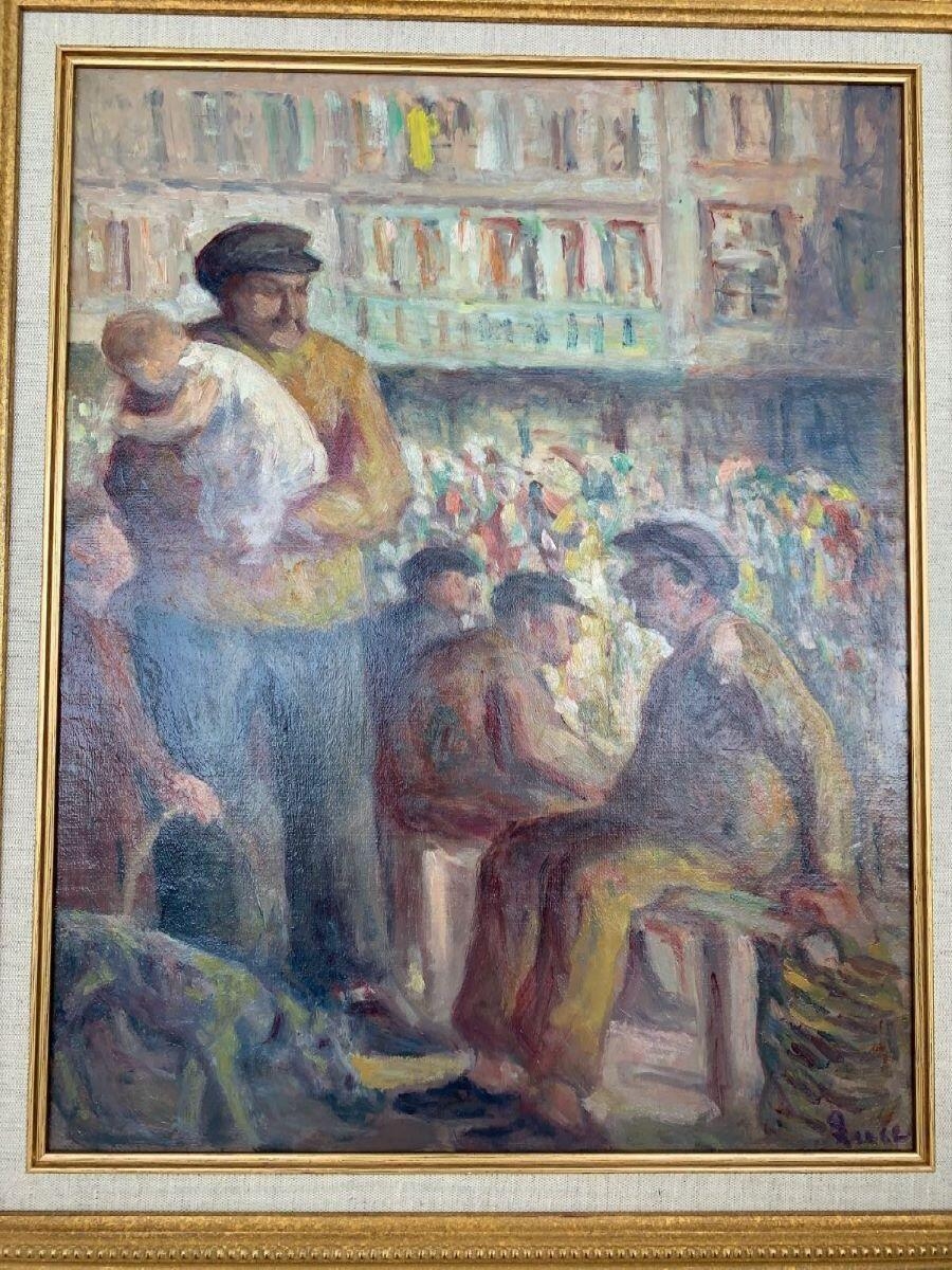 Scène de rue, Максимильен Люс, ок. 1935