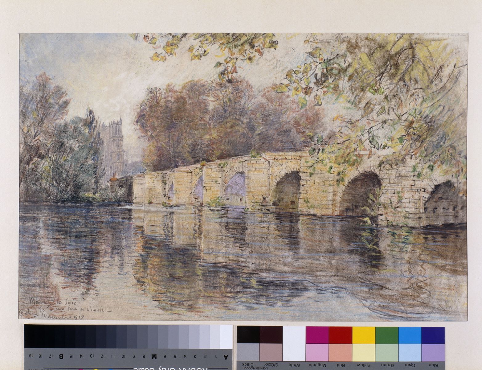 Mantes-la-Jolie, le vieux pont de Limay_0