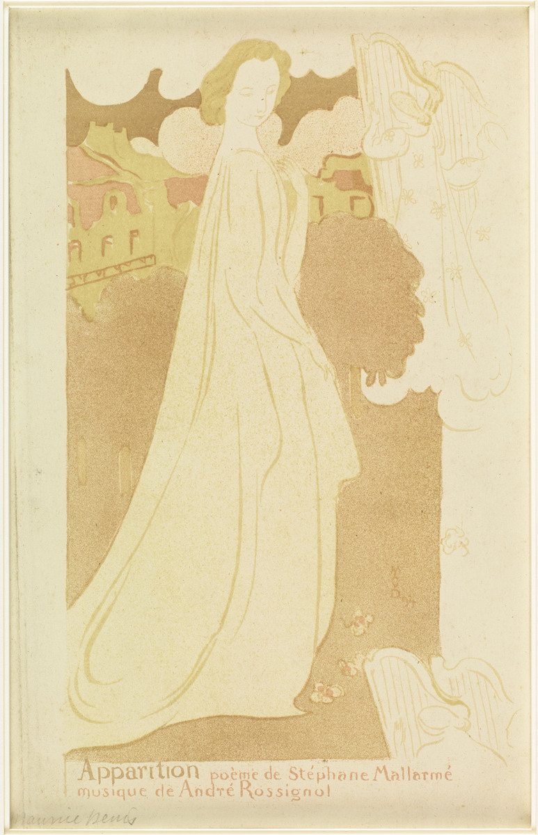 Apparition. "Poème de Stéphane Mallarmé, musique de André Rossignol". Epreuve d'artiste ; Apparition (2)_0