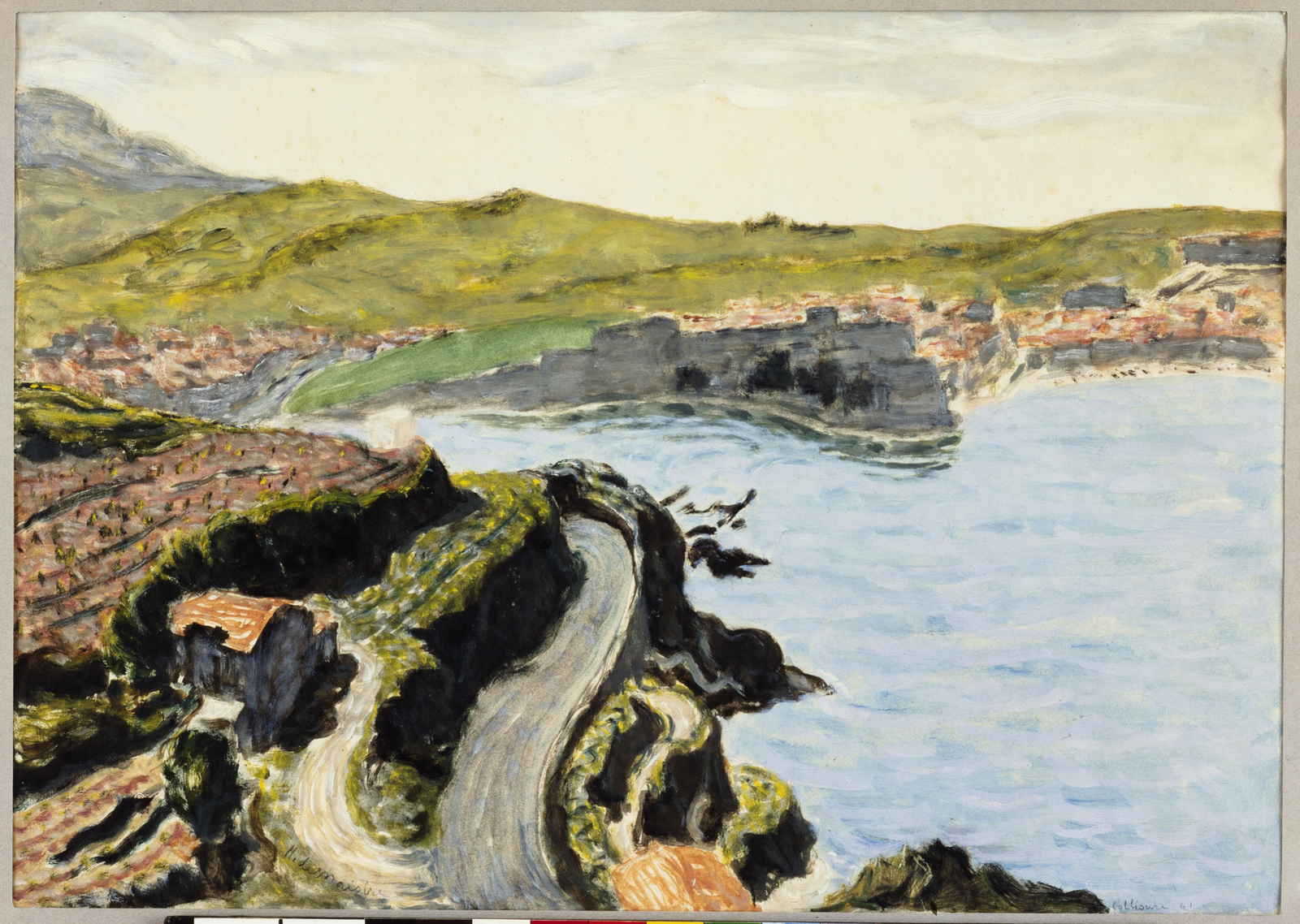 La Corniche à Collioure, Henri Maistre de, 1941