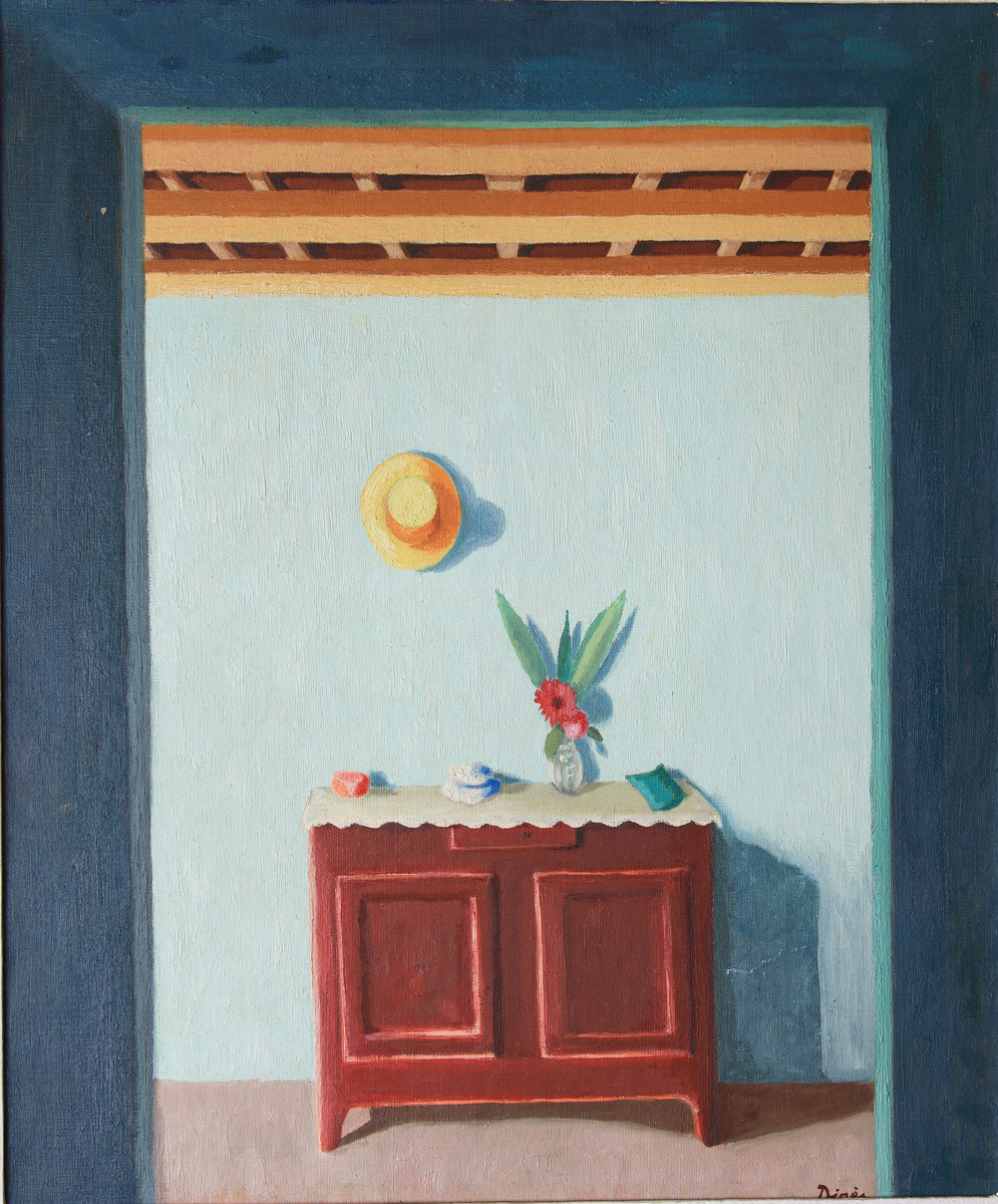 Intérieur à la commode, Madeleine Dinès, 1940