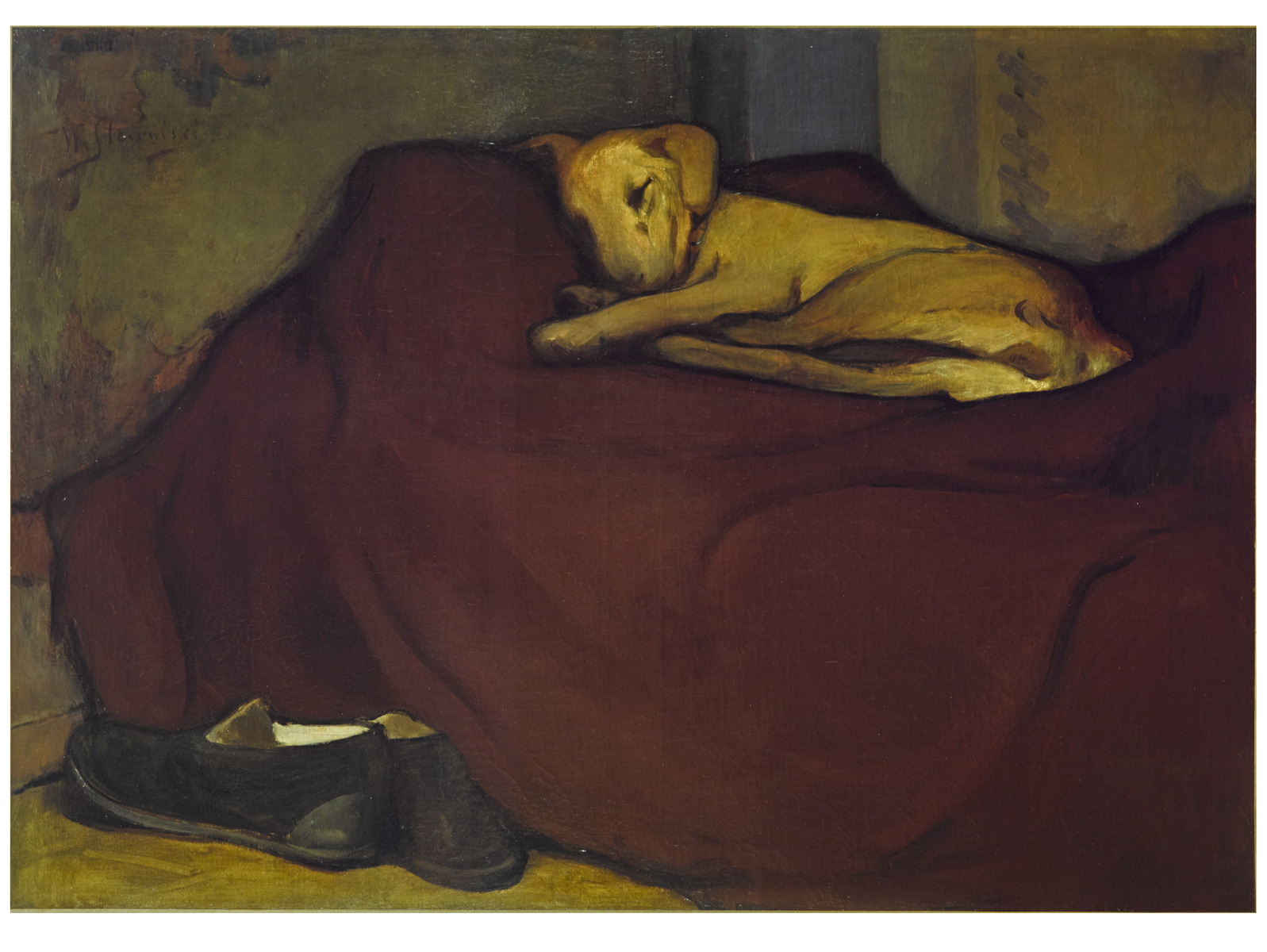 Mon Chien, Władysław Ślewiński, 2e moitié 19e siècle, 1er quart 20e siècle