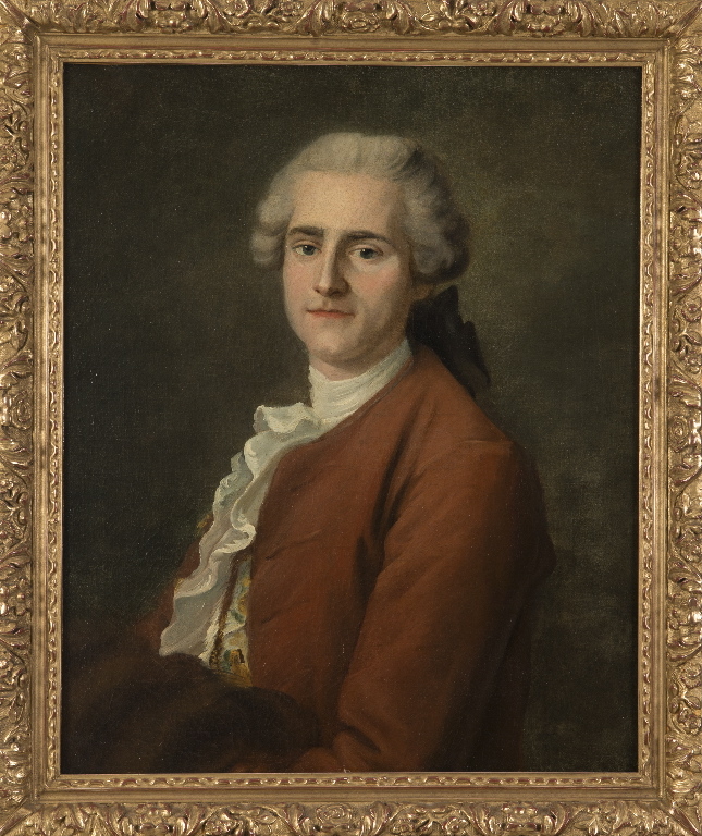 L’homme au manchon, française Ecole, 18e siècle