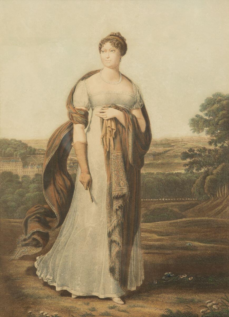 Portrait en pied de l’impératrice Marie-Louise, François Godefroy, 1810 entre,1814 et
