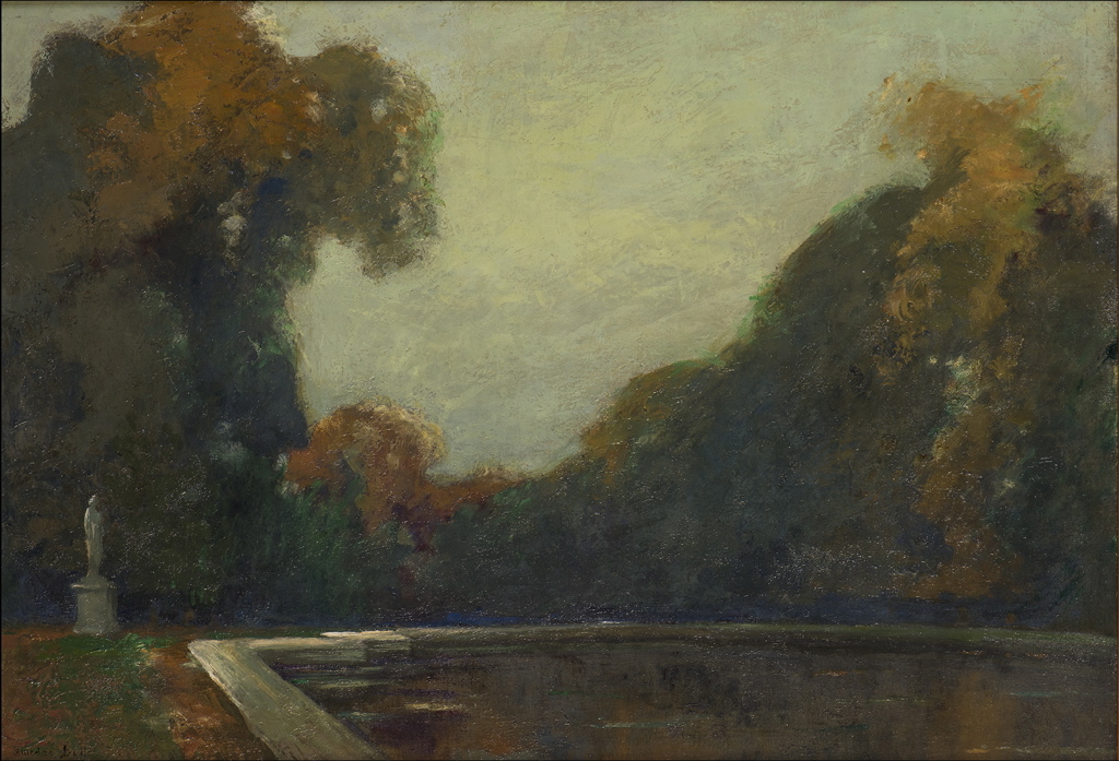 vue du parc de Saint-Cloud, Amédée Buffet, 1900 après