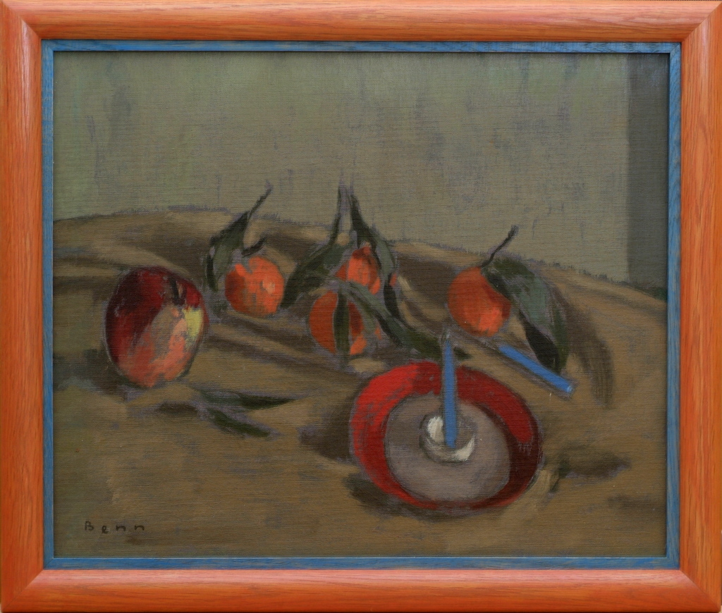 Clémentines et petites bougies, Ben, 1968
