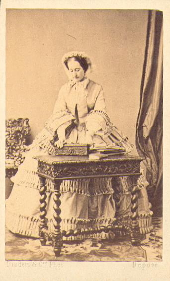 Impératrice Eugénie, Disdéri, 1860 vers