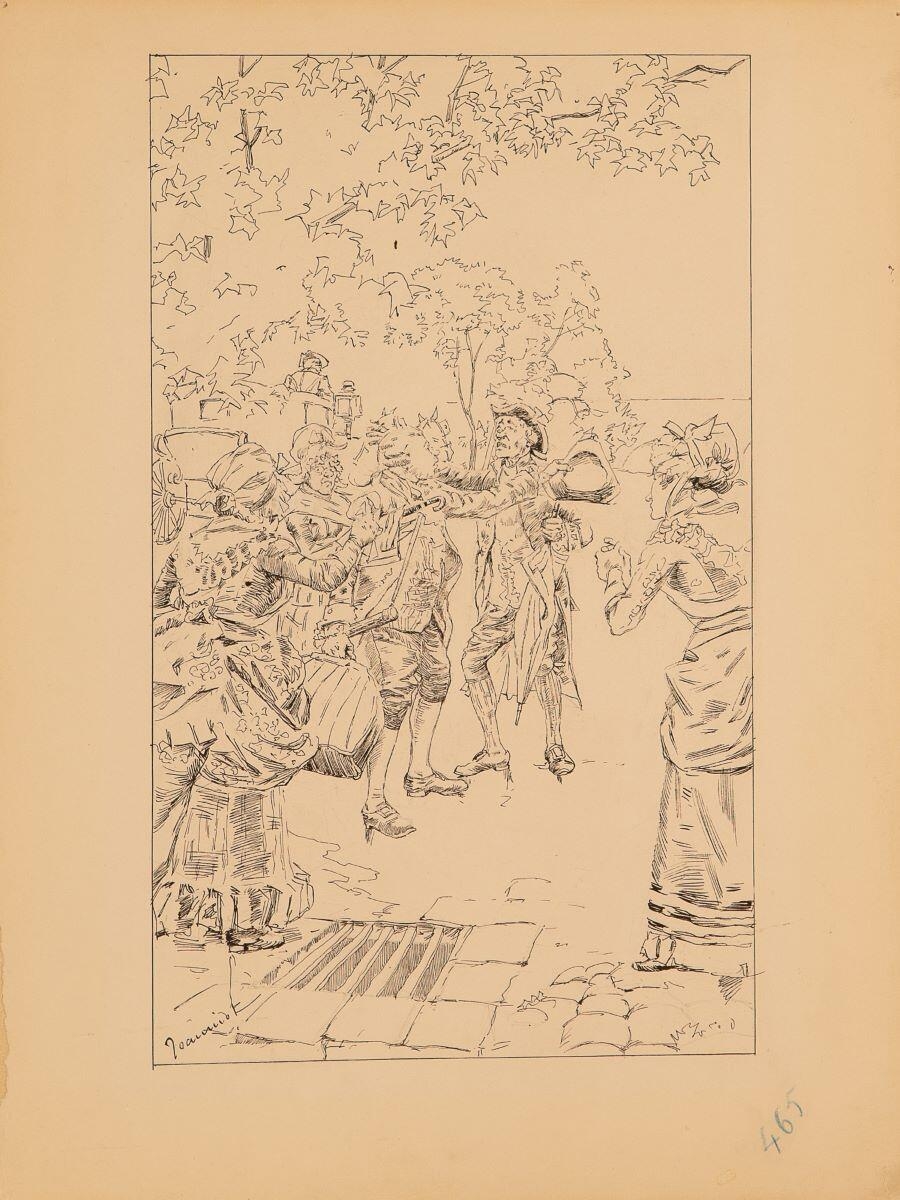 Voyage de Paris à Saint-Cloud par terre et par mer. Adieux du voyageur à sa mère, à ses tantes et à son régent_0