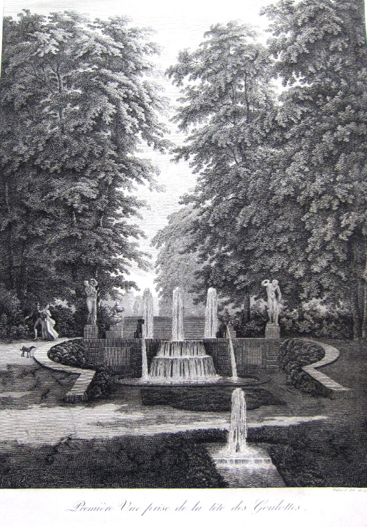 Première Vue prise de la tête des Goulottes, Louis-Pierre Baltard, 1803