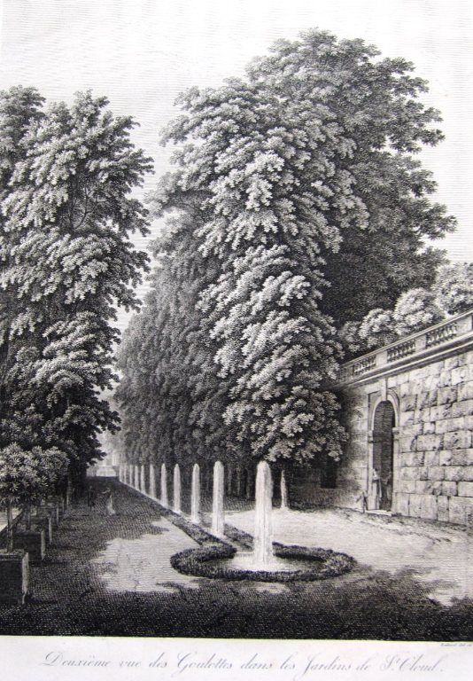 Deuxième vue des Goulottes dans les Jardins de St. Cloud, Louis-Pierre Baltard, 1803