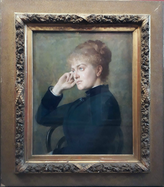 Portrait de Madame Hustin, Edouard Joseph Dantan, 1883