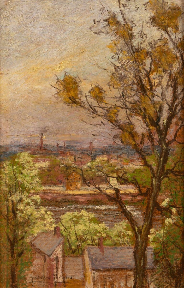 Saint-Cloud, soir de septembre, 1898, Pierre Prins, 1898