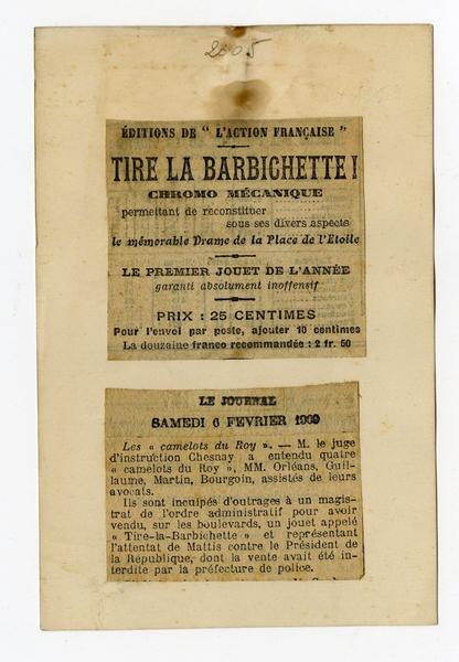 Armand Fallières et Jean Mattis : Tire la barbichette !!! (Titre fictif)_3