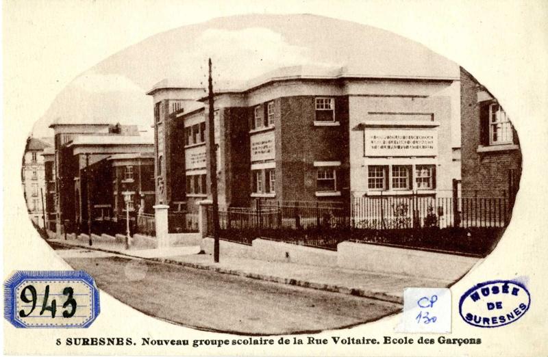 Suresnes. Nouveau groupe scolaire de la rue Voltaire. Ecole des garçons_0