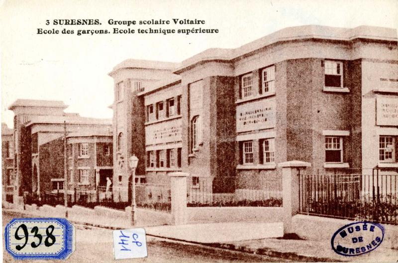 3. Suresnes. Groupe scolaire Voltaire. Ecole des garçons. Ecole technique supérieure_0