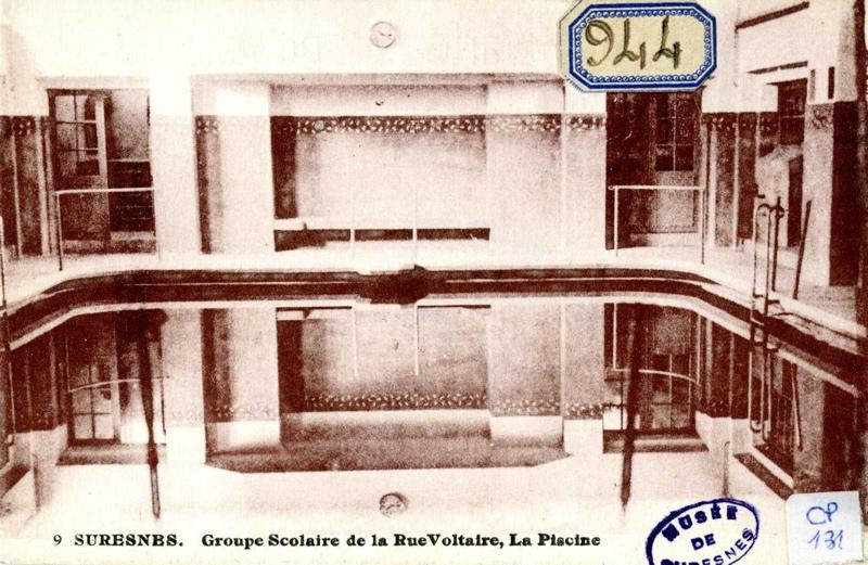 Suresnes. Groupe scolaire de la rue Voltaire, la Piscine_0